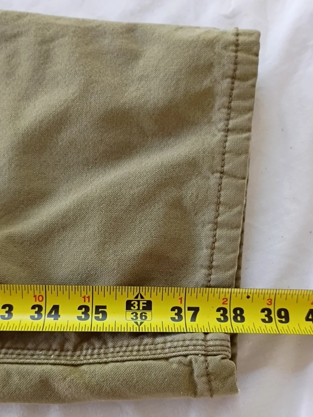 C.E. Schmidt Workwear Carpenter Flannel Lined Pants Mens 32x30 Tan Winter Work